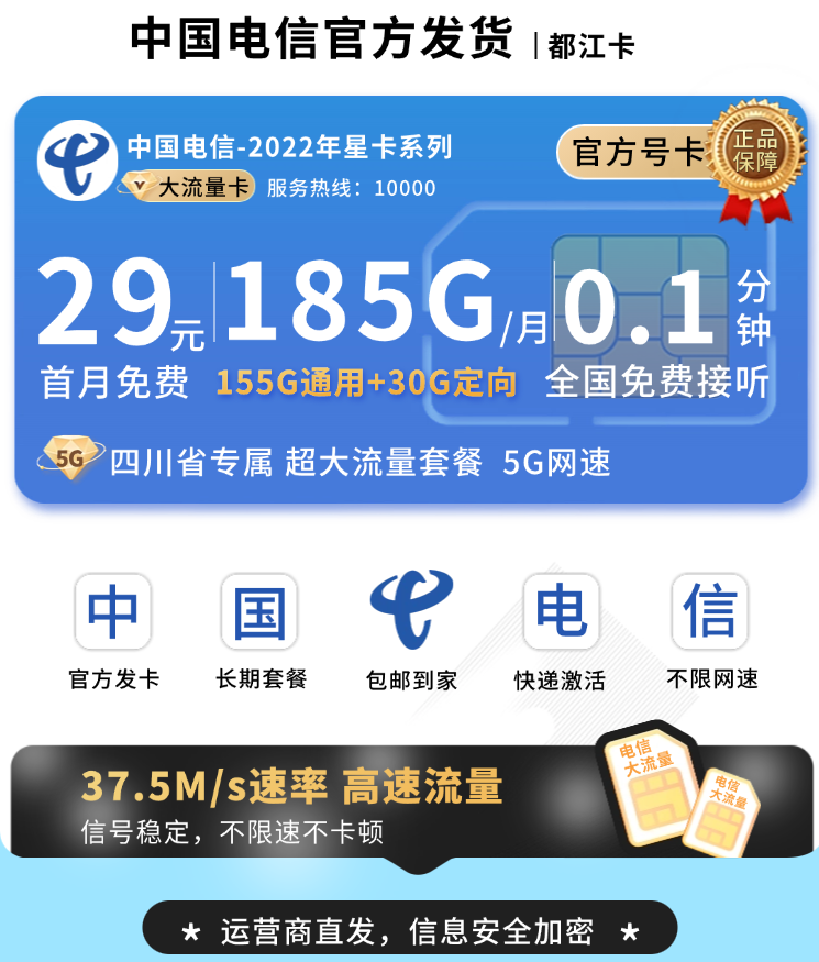 都江卡套餐详情
